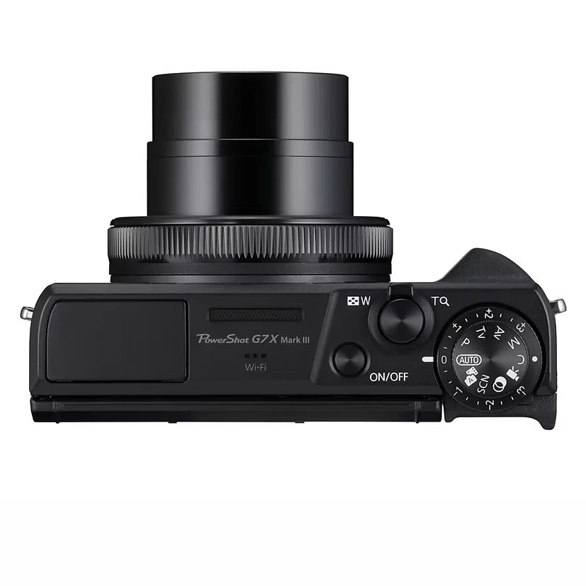 Canon Powershot G7X Mark III Vlogger Kit + 64 GB SD card – Black (Canon 3637C027)