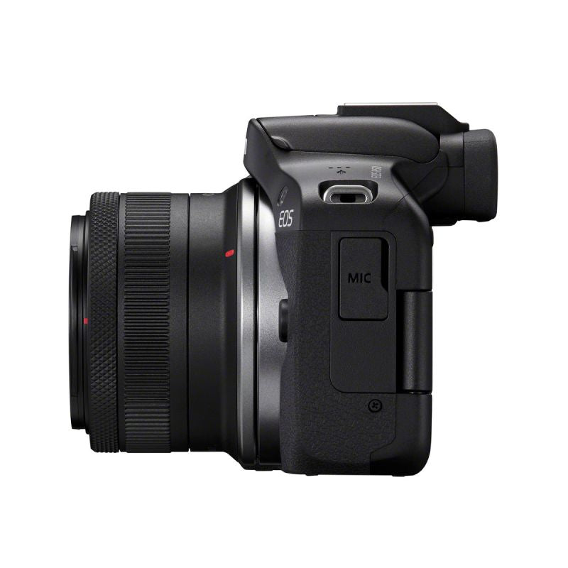 Canon EOS R50 (Black) + Canon RF-S 18-45 mm f/4,5-6,3 IS STM