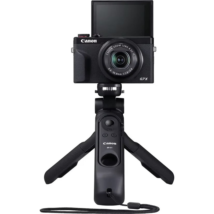 Canon Powershot G7X Mark III Vlogger Kit + 64 GB SD card – Black (Canon 3637C027)