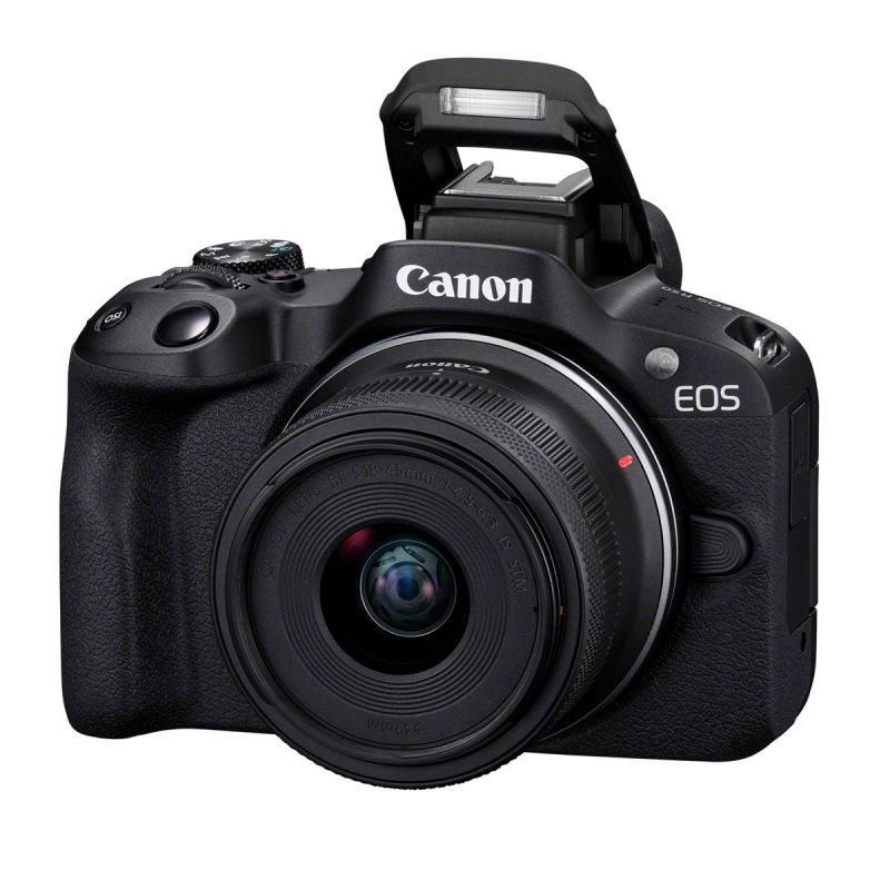 Canon EOS R50 (Black) + Canon RF-S 18-45 mm f/4,5-6,3 IS STM