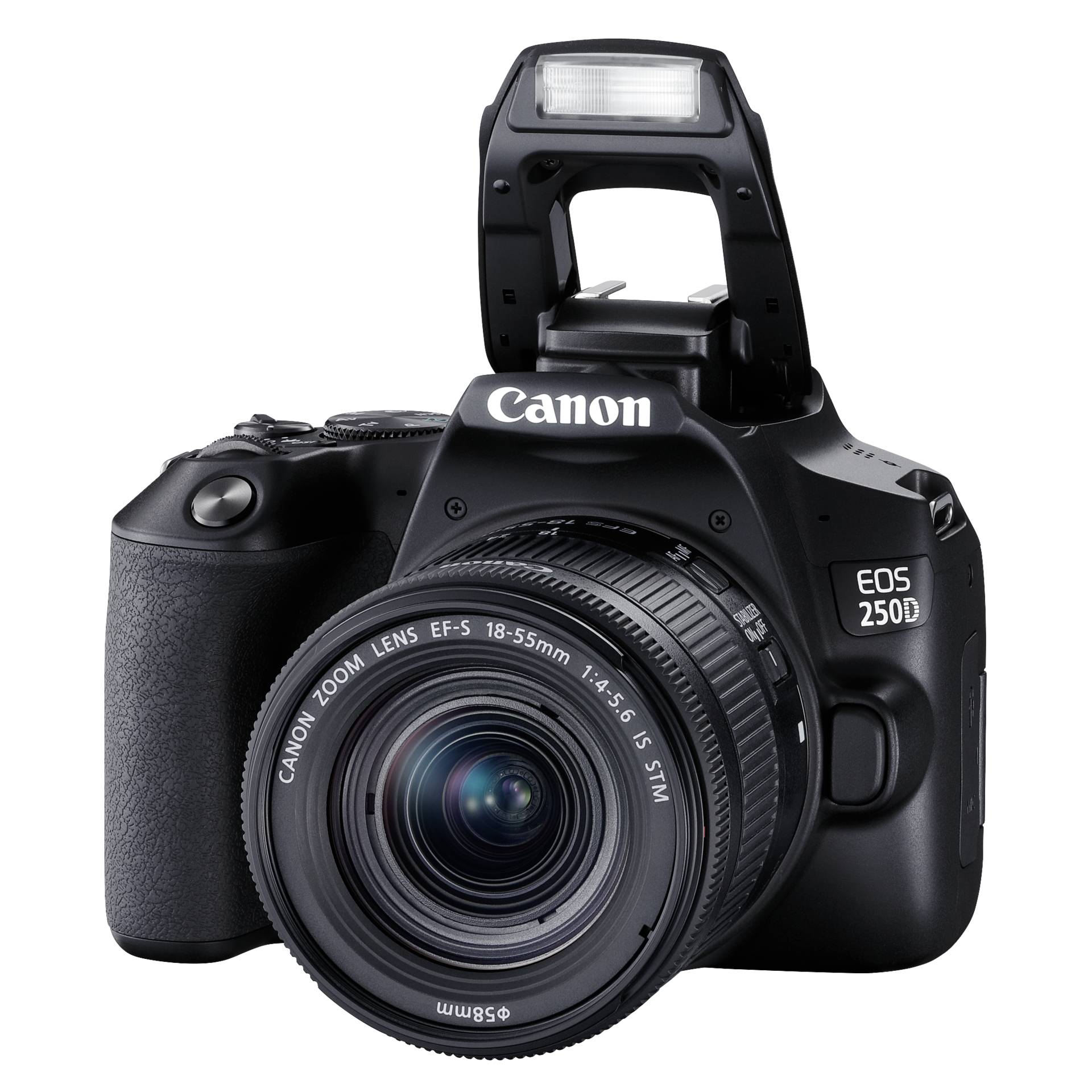 Canon EOS 250D (Black) + EF-S 18-55mm IS STM (Canon 3454C002)